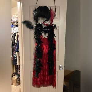 Woman’s 20’s flapper Halloween costume